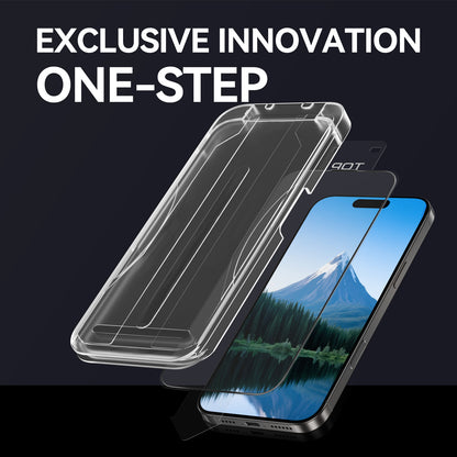 واقي شاشة OTAO Rock Glass Clear (غطاء كامل) - iPhone 17 Pro