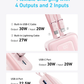 Anker Zolo Power Bank (20K, 30W, Built-In USB-C and Lightning Cable) -Pink