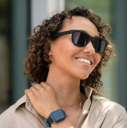 Chamelo Dusk Classic Button/App Alpha (Smoke Mirror - Matte Black Frame)