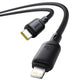 Baseus Silky Fast Charging Cable USB-C to Lightning 20W 2m - Cluster Black