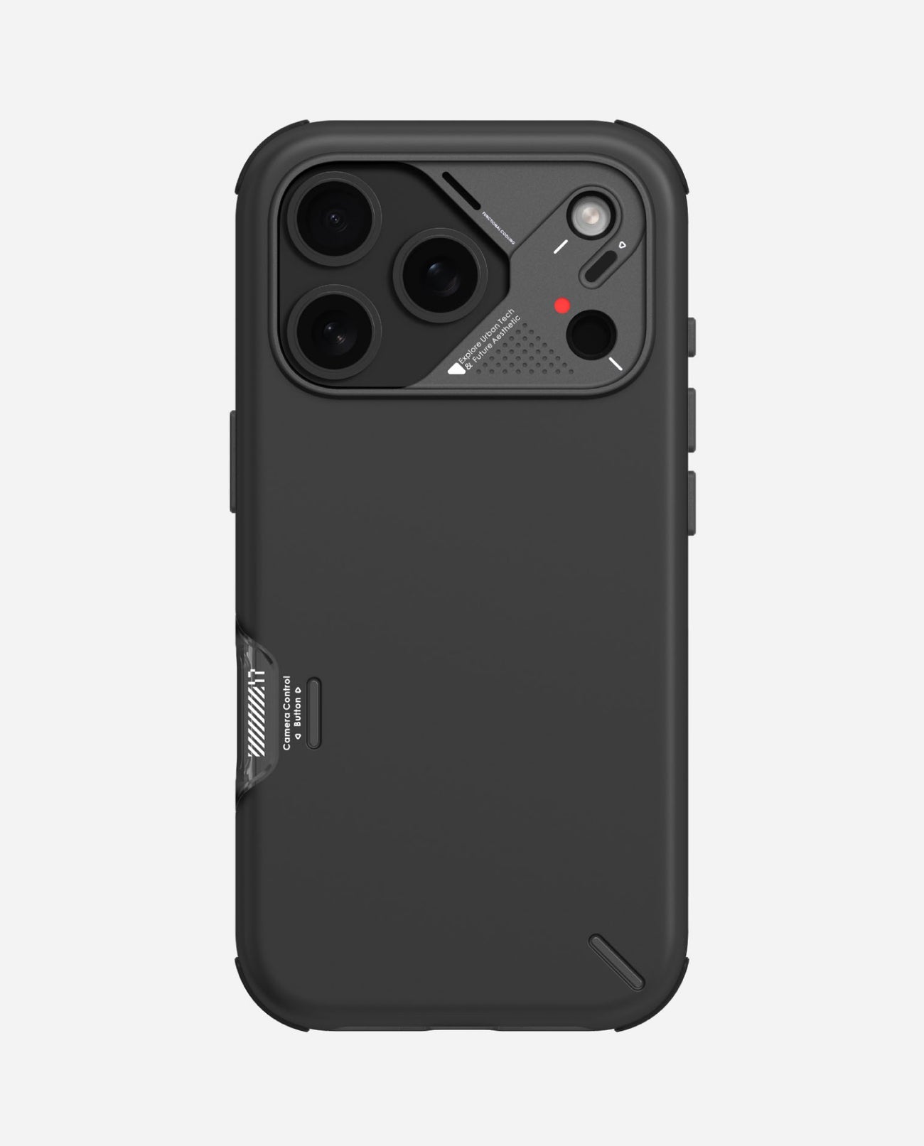 الومو كفر لايفون ١٧ برو ماكس لمقاوم للصدمات و يدعم ماجسيف - أسود
