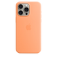 Apple iPhone 15 Pro Max Silicone Case with MagSafe - Orange Sorbet