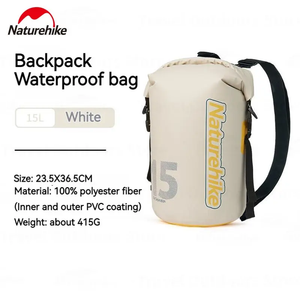 Naturehike Backpack Waterproof Bag -White (15L)