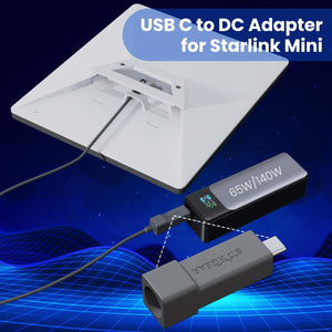 StarGear Cable Adapter USB C to DC Power Cable Adapters for Starlink Mini