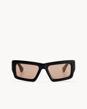 BLACK ACETATE AMBER LENS-PT-2501 - SABEA