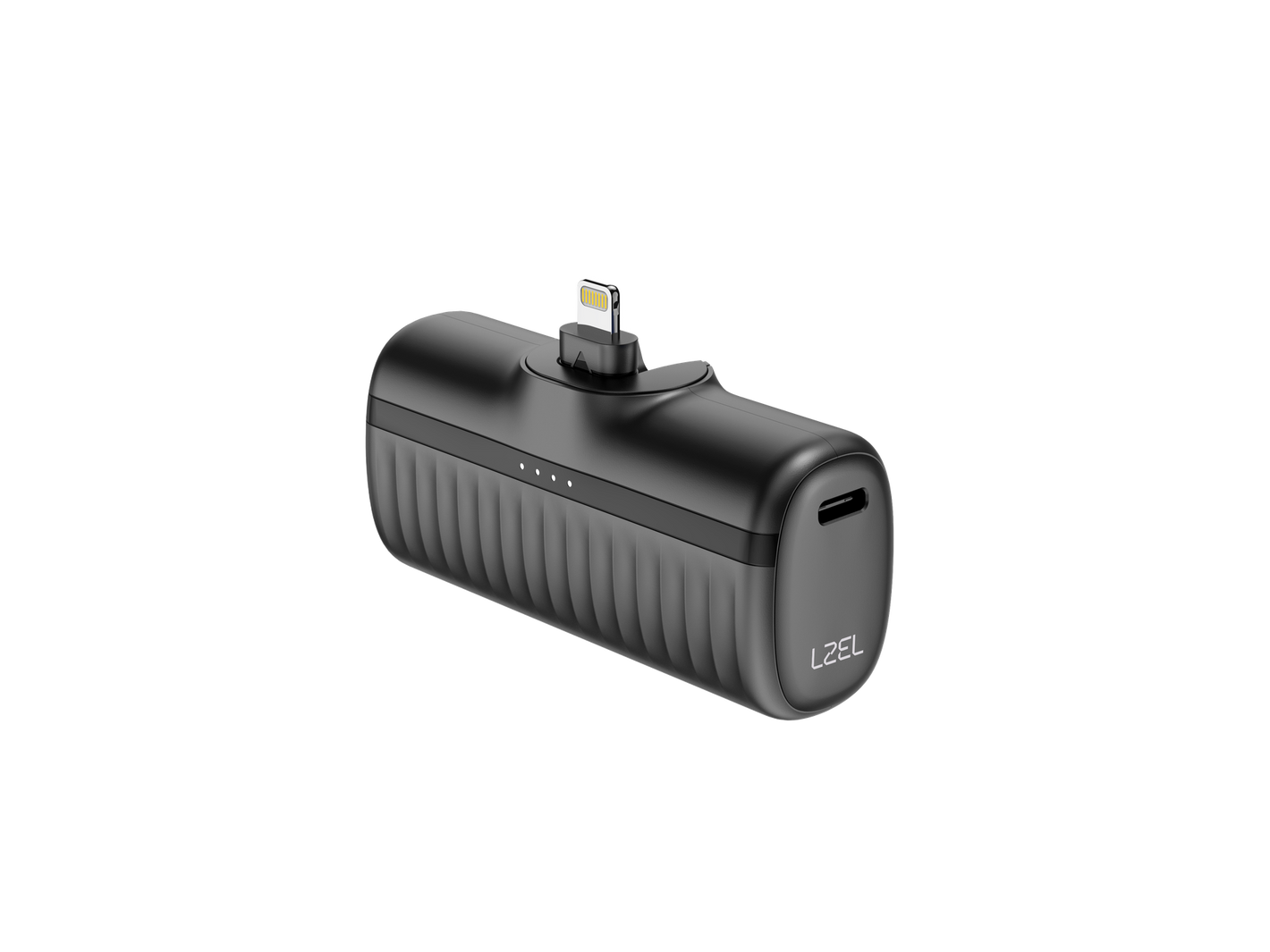 بنك طاقة صغير LZEL PrimeBrio Clip L5 بسعة 5000 مللي أمبير وقوة 20 واط - أسود