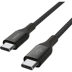 Belkin BoostCharge 240W Braided USB-C Cable 1m Black