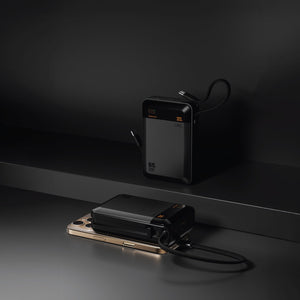 LZEL Zenoflex Charge+ Mini 20000mAh PD3.0 & QC3.0 65W USB-C Power Bank – Gray