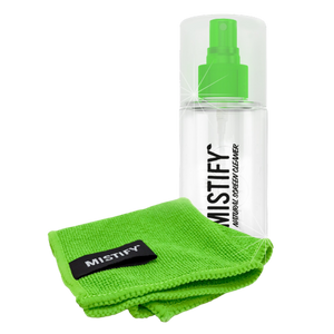 مستيفاي منظف شاشة طبيعي 120 مل مع قطعة قماش من الألياف الدقيقة