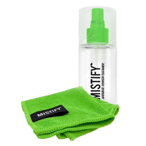 Mistify 120ml Natural Screen Cleaner And Microfiber Cloth