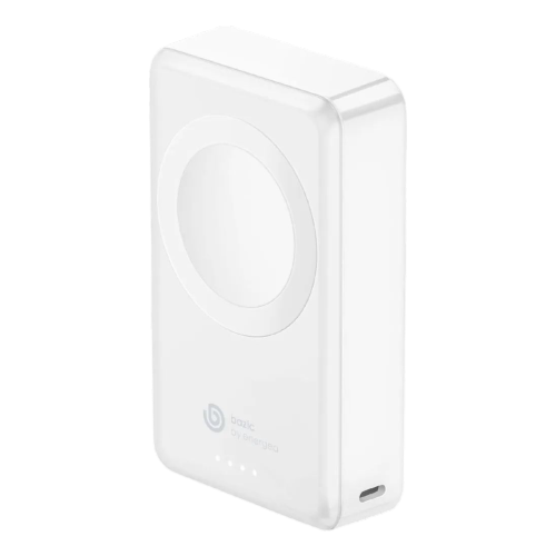 Bazic GoPower Mini 2-In-1 Power Bank With Apple Watch Charger 4000mAh - White