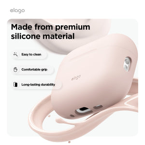Elago AirPods Pro 3 Silicone Hang Case (Sand Pink)