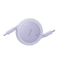 Baseus Free2Pull Mini Charging Cable USB-C to USB-C 60W 1m Nebula Purple