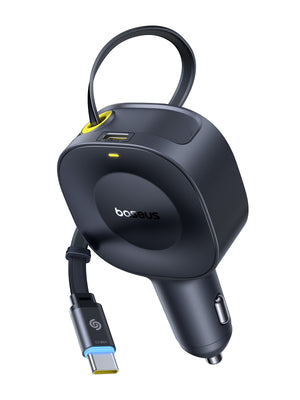Baseus PrimeTrip VR2 30W Retractable Type-C + Type-C Port – Black