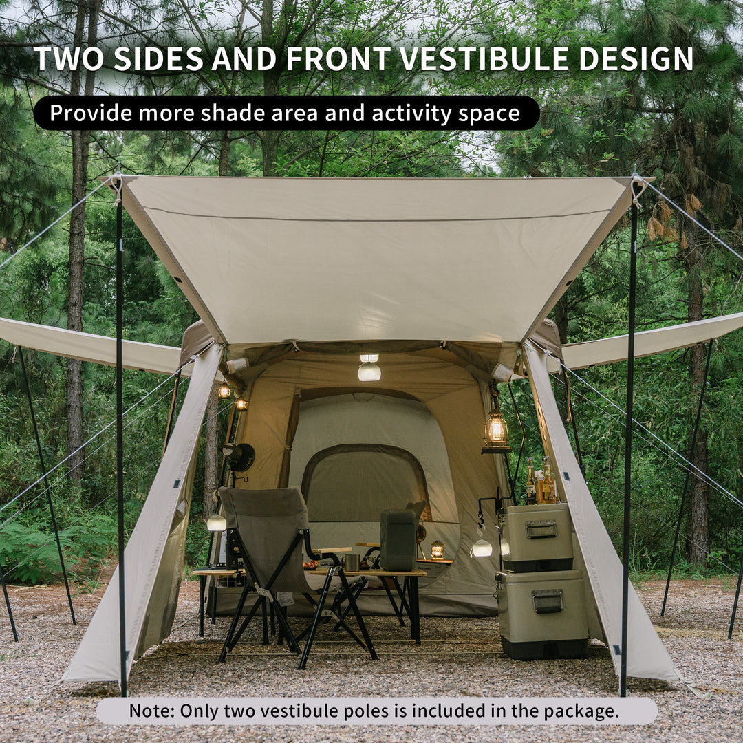 Naturehike Cloud Vessel Fast Tunnel Tent - Khaki | Astore