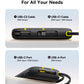 Baseus EnerFill FC31 Qpow3 Digital Display Power Bank with 2 Built-in USB-C Cables 10000mAh 45W Cosmic Black