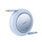 Baseus Free2Pull Mini Retractable Charging Cable USB-C to USB-C 100W 1.5m Galaxy Blue