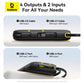 Baseus EnerFill FC31 Qpow 3 Digital Display Power Bank with USB-C+Lightning Cables 20000mAh 45W Cosmic Black