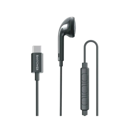 RAVPower EP1002 Mono Earphone with USB-C Plug