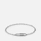 Volt Link Paper Clip Bracelet, Sterling Silver-Silver