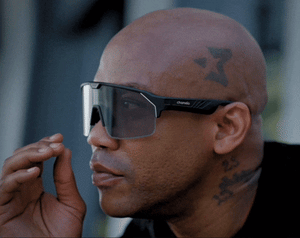 Chamelo Music Shield  Slider HVL (Smoke Mirror - Matte Black Frame)