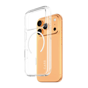 حافظة CARE by PanzerGlass Flagship Case الشفافة Urban Explorer مع MagSafe الأبيض لهاتف iPhone 17 Pro