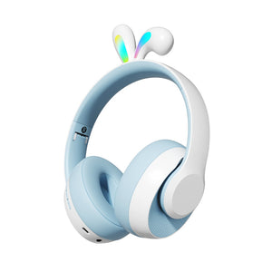 Soundtec By Porodo Kids Wireless Headphone Rabbit Ears LED Lights - Blue