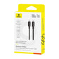Baseus Silky Series Fast Charging Cable Type-C to Type-C 100W 1m Cluster Black