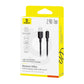 Baseus Silky Fast Charging Cable USB-A to Lightning 1m - Cluster Black