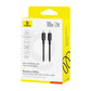 Baseus Silky Series Fast Charging Cable Type-C to Type-C 100W 2m Cluster Black