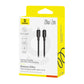 Baseus Silky Fast Charging Cable USB-C to Lightning 20W 2m - Cluster Black
