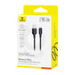 Baseus Silky Fast Charging Cable USB-A to Lightning 2m - Cluster Black