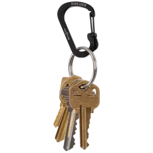 Nite Ize SlideLock Carabiner Stainless Steel #4 - Black
