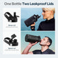 Buzio Duet Series Water Bottle with 2 Lids and Sleeve 1.9L - Starry Black