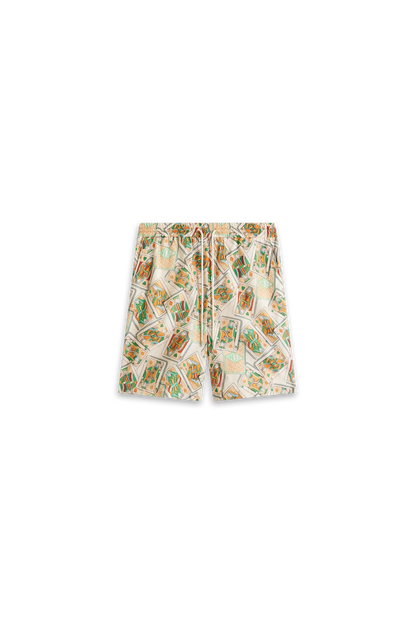 Drole de Monsieur Le Short Plage Jeu de Cartes, Green