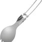 Naturehike Titanium alloy outdoor travel folding tableware - titanium-fork spoon
