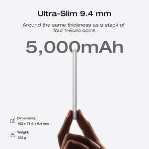 بطارية مغناطيسية رابد ماج (5000 مللي أمبير) – أبيض من إيكو فلو