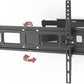 Hama FULLMOTION TV Wall Bracket, 165 cm (65"), scissor arms - Black