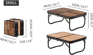 Naturehike MDF outdoor folding table (Small) - retro Color