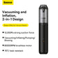 Baseus A3lite Car Vacuum Cleaner Black (12000pa)