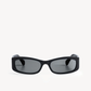 BLACK ACETATE BLACK LENS PT-3001 - LEILA