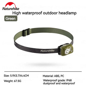 Naturehike Outdoor Headlights- Green (Without Dry Battery)