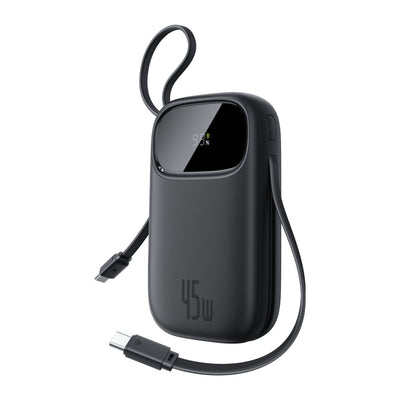 Baseus FC31 Power Bank 20000mAh 45W with 2 USB-C Cables – Black