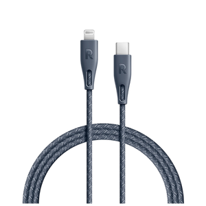 RAVPower Cable Nylon 2m Type- C to Lightning - Grey