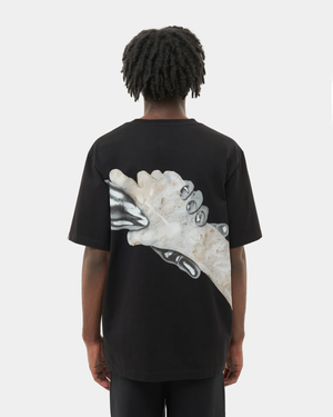 Filling Pieces T-shirt Handshake Elements Black