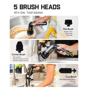 Fanttik G9 Handy Cordless Spin Scrubber - Black