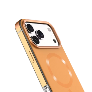 Levelo Opulis MagSafe Frosted Case for iPhone 17 Pro Max -Orange