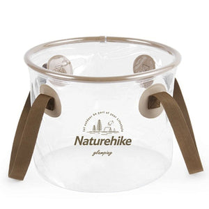 Naturehike Foldable Round Bucket - Transparent 10L