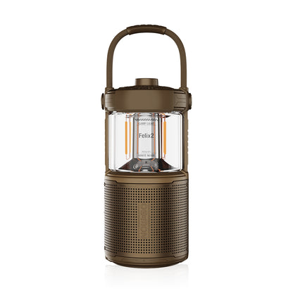 NowGo Felix 2 Wireless Speaker 20W - Brown