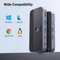 UGREEN CM662 USB 3.0 Switch 2-in-4 Switch + 2x USB-A Cable - Black